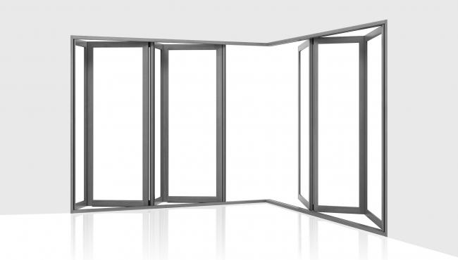 Open more of your home to the outside with the Centor 407 Integrated Cornerless Folding Door.